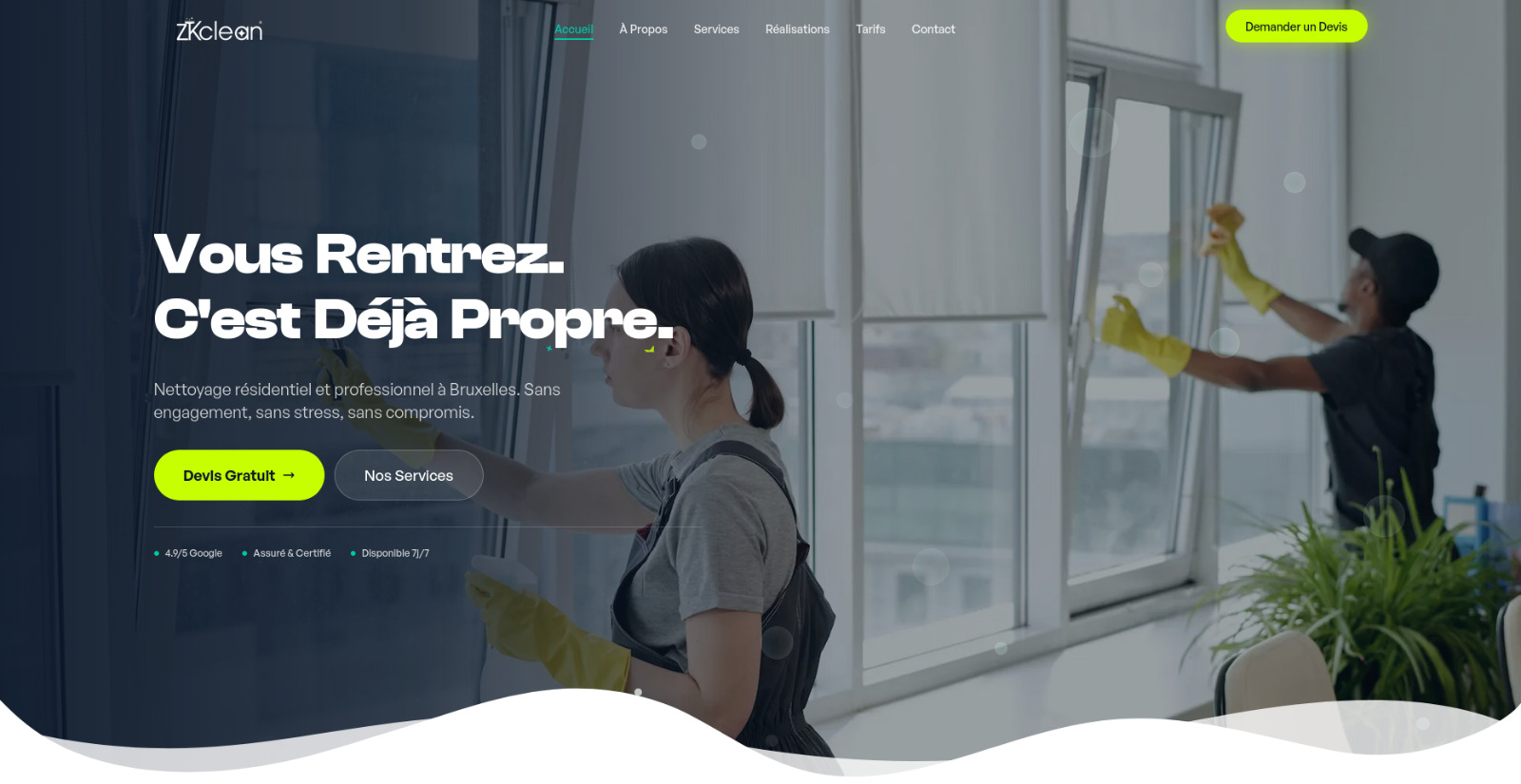 ZK Clean — شركة تنظيف احترافية في المغرب